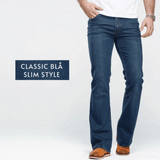 Bootcut jeans herr Stretch Classic Blå / 27