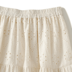 Broderie anglaise kjol