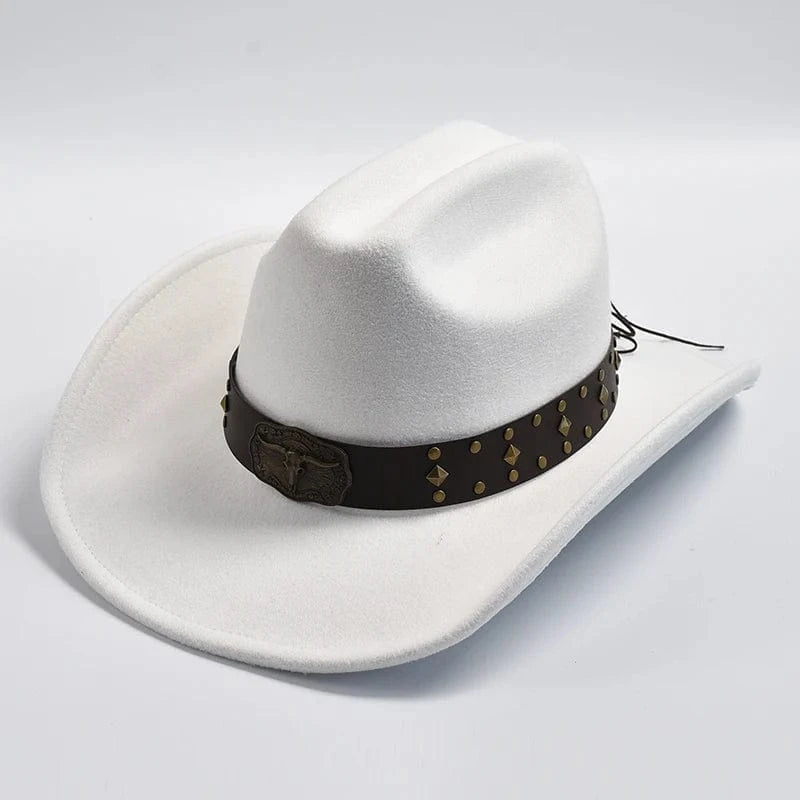Cattleman cowboyhatt Vit / One Size