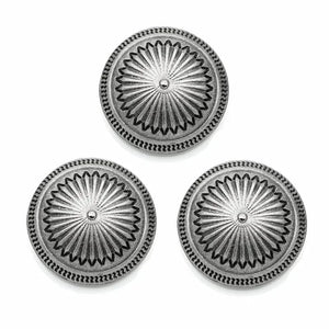 Concho Antiksilver Daisyformad Antiksilver / 37mm
