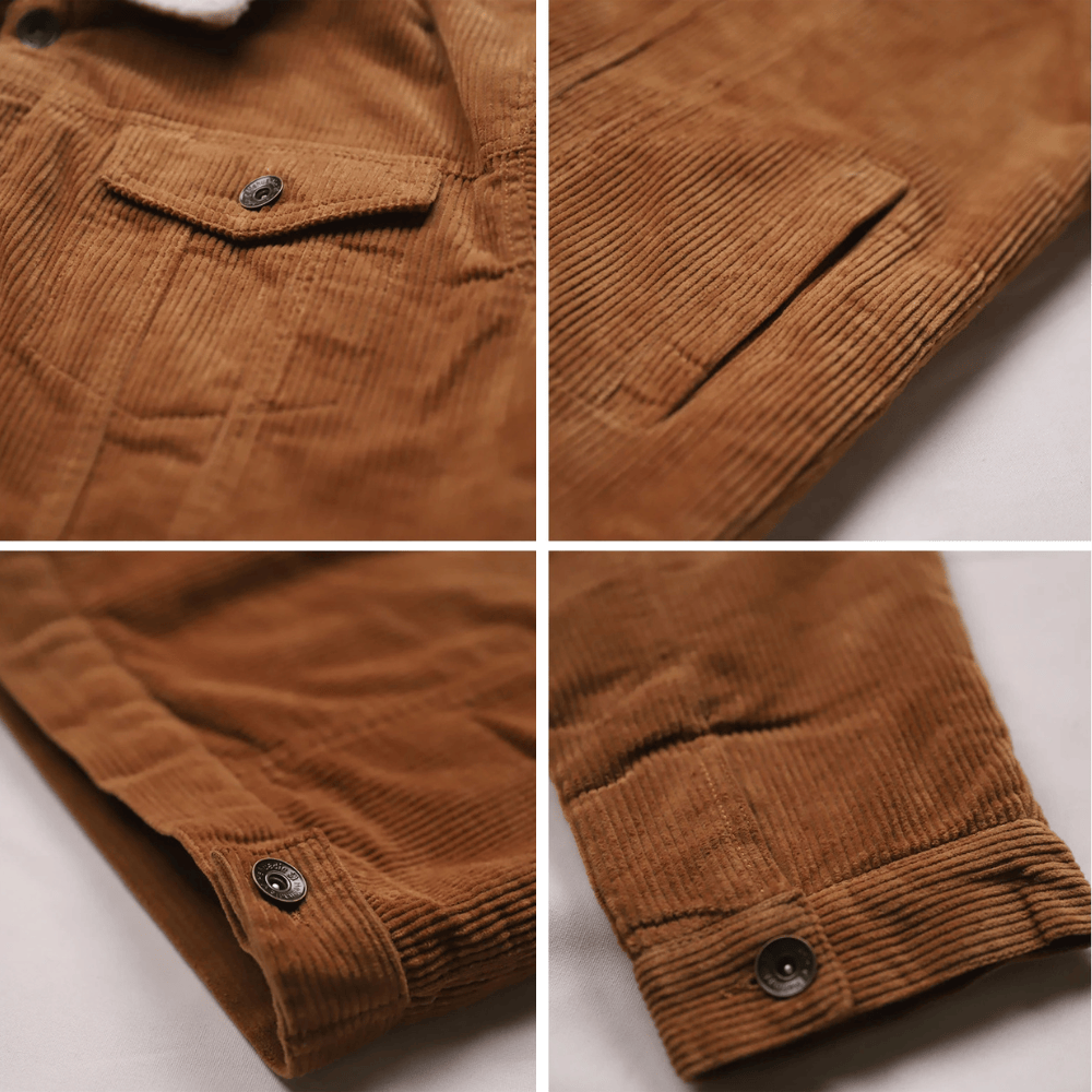 Corduroy jacka herr