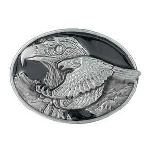 Cowboy Bältesspänne med Örn Silver 2