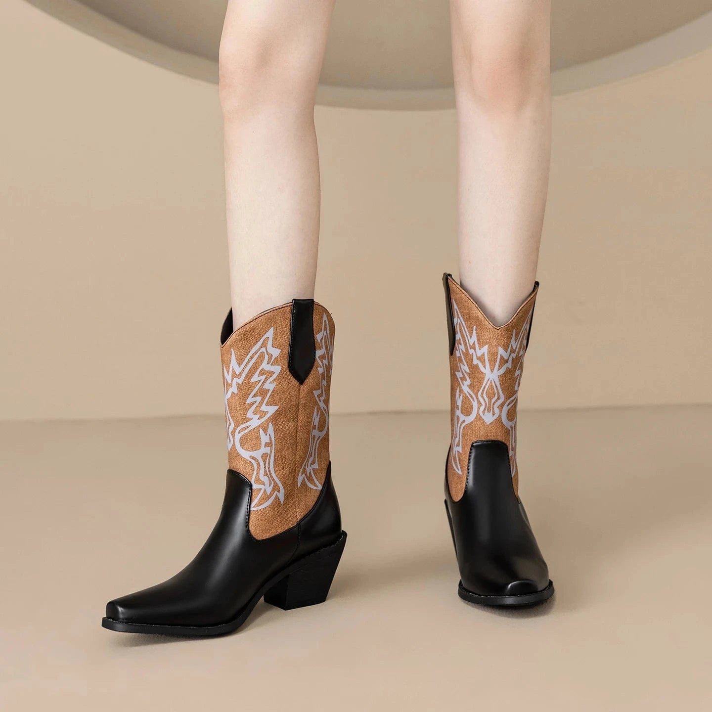 Cowboy boots låga