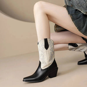 Cowboy boots låga