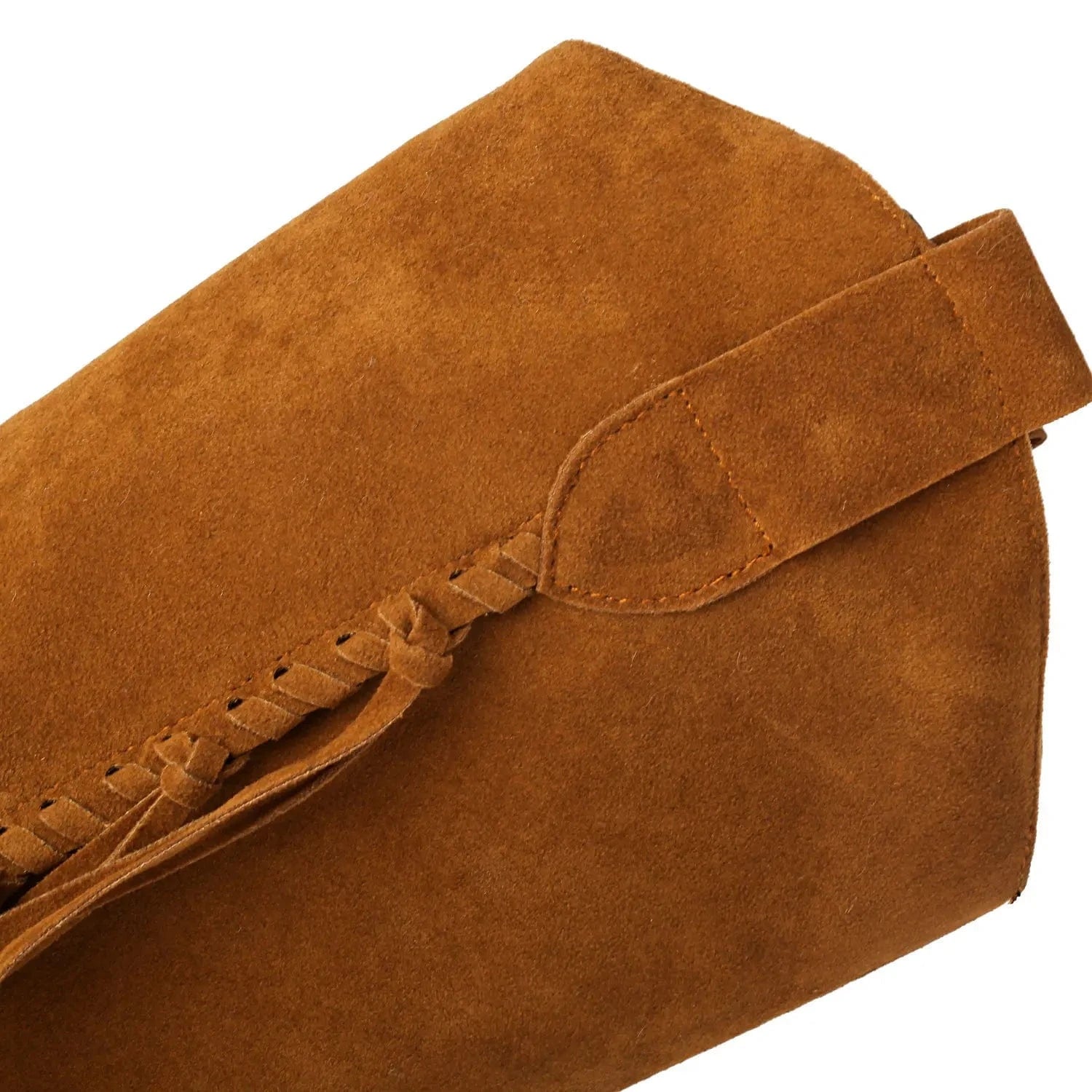 Moderna Cowgirl Boots i Mocka med Fransar