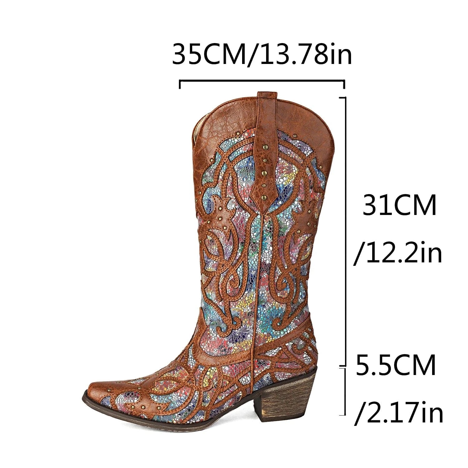 Bruna cowboy boots dam