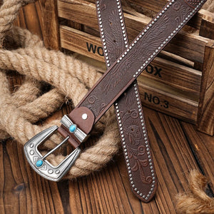 Cowboybälte silverspänne