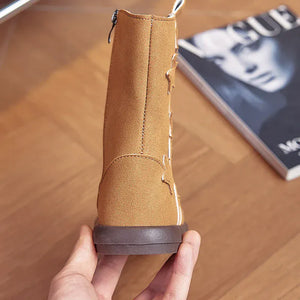 Cowboyboots barn med äkta läder och stjärndetaljer