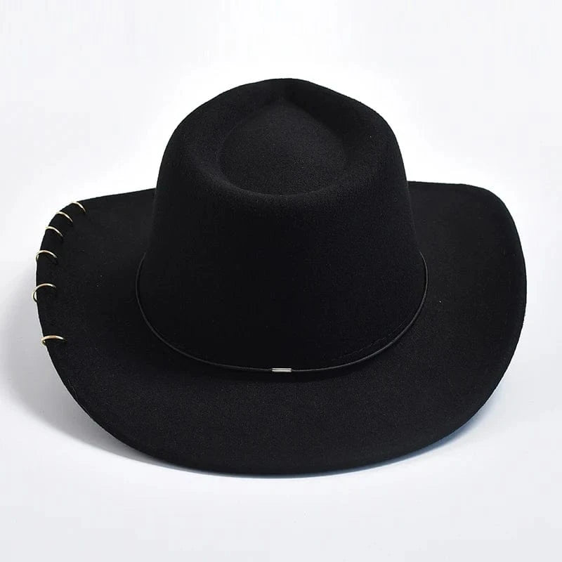 Cowboyhatt med Metallkedja