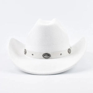 Cowboyhatt med Silverprydnad