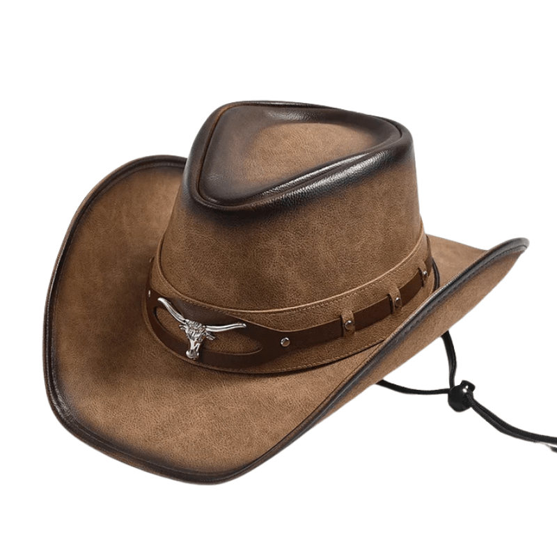 Cowboyhatt riktig Mörk kant / 56-58cm