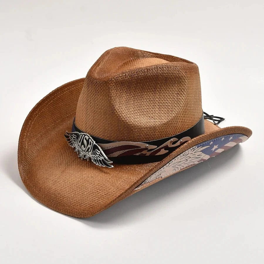 Cowboyhatt USA Brun / 56-58cm