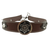 Cowboyhattband med stjärnmedaljong Brun / 56-58cm