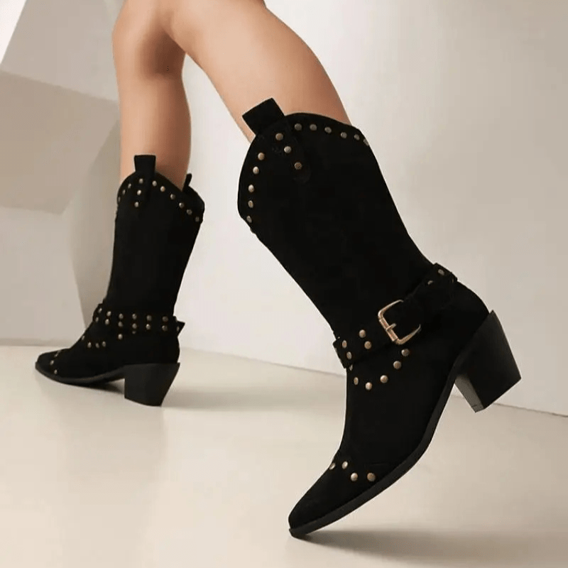 Cowgirl boots mocka