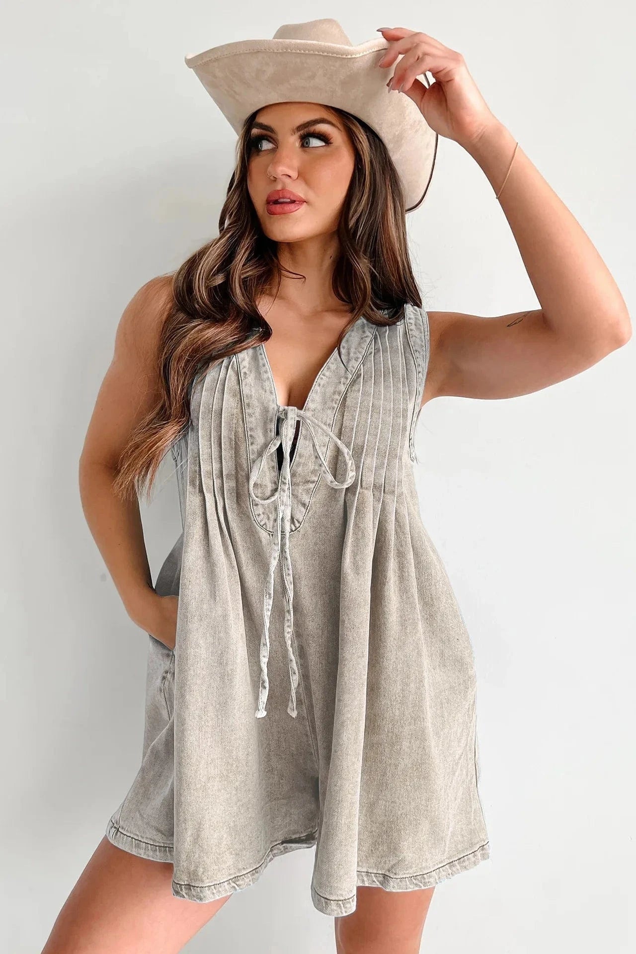 Denim jumpsuit