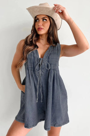 Denim jumpsuit