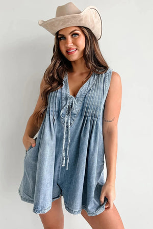 Denim jumpsuit