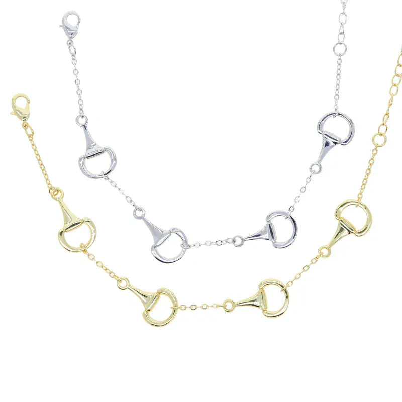 Elegant armband med hästbett
