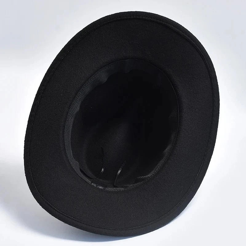 Filt cowboyhatt med oxhuvud