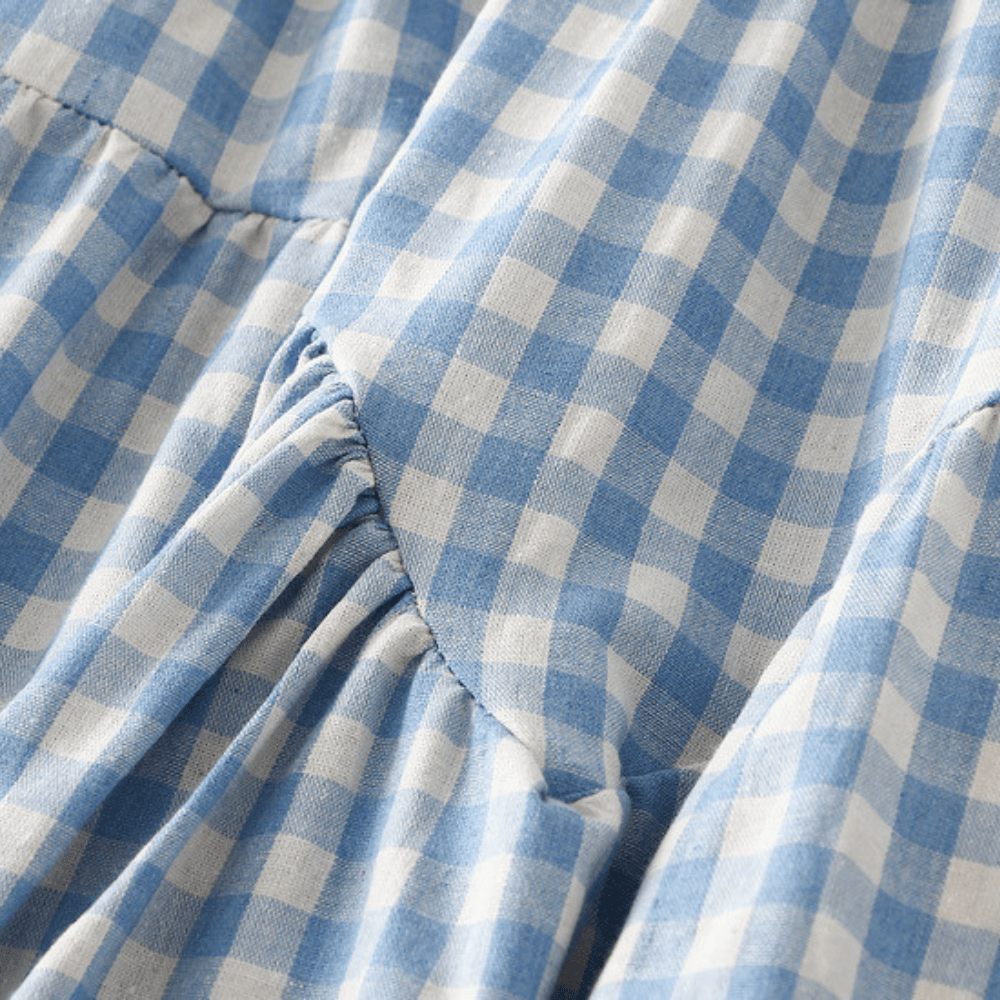 Gingham kjol
