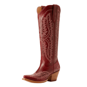 Höga Cowboyboots med Klassiskt Broderi för Dam