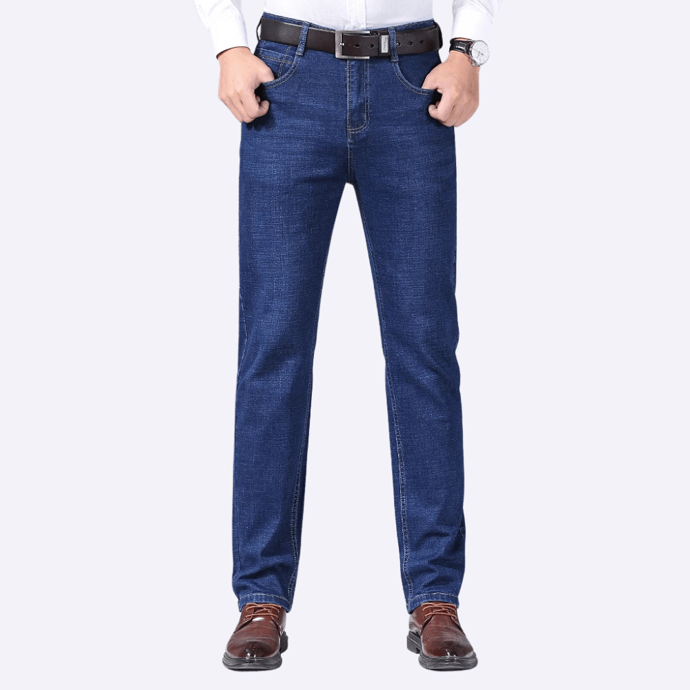 Jeans herr straight Blå / 28