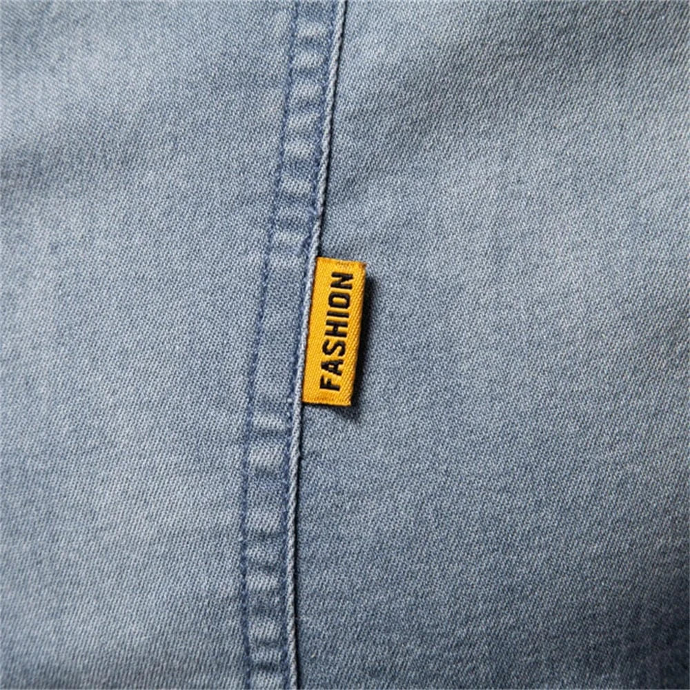 Jeans skjorta herr