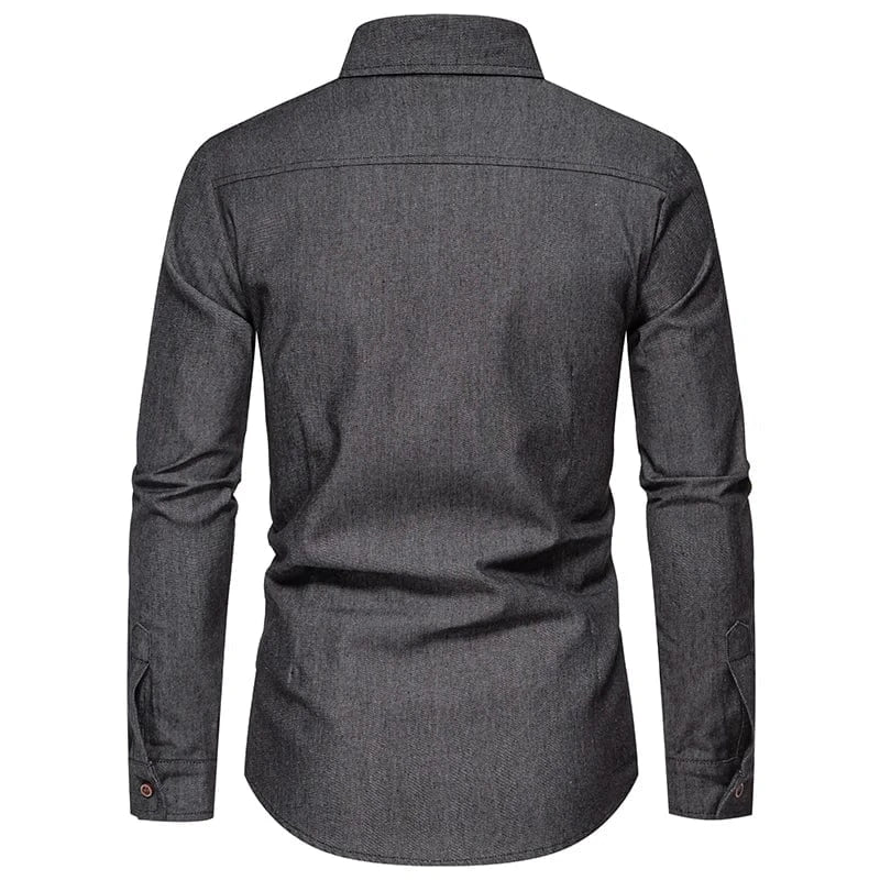 Jeans skjorta western