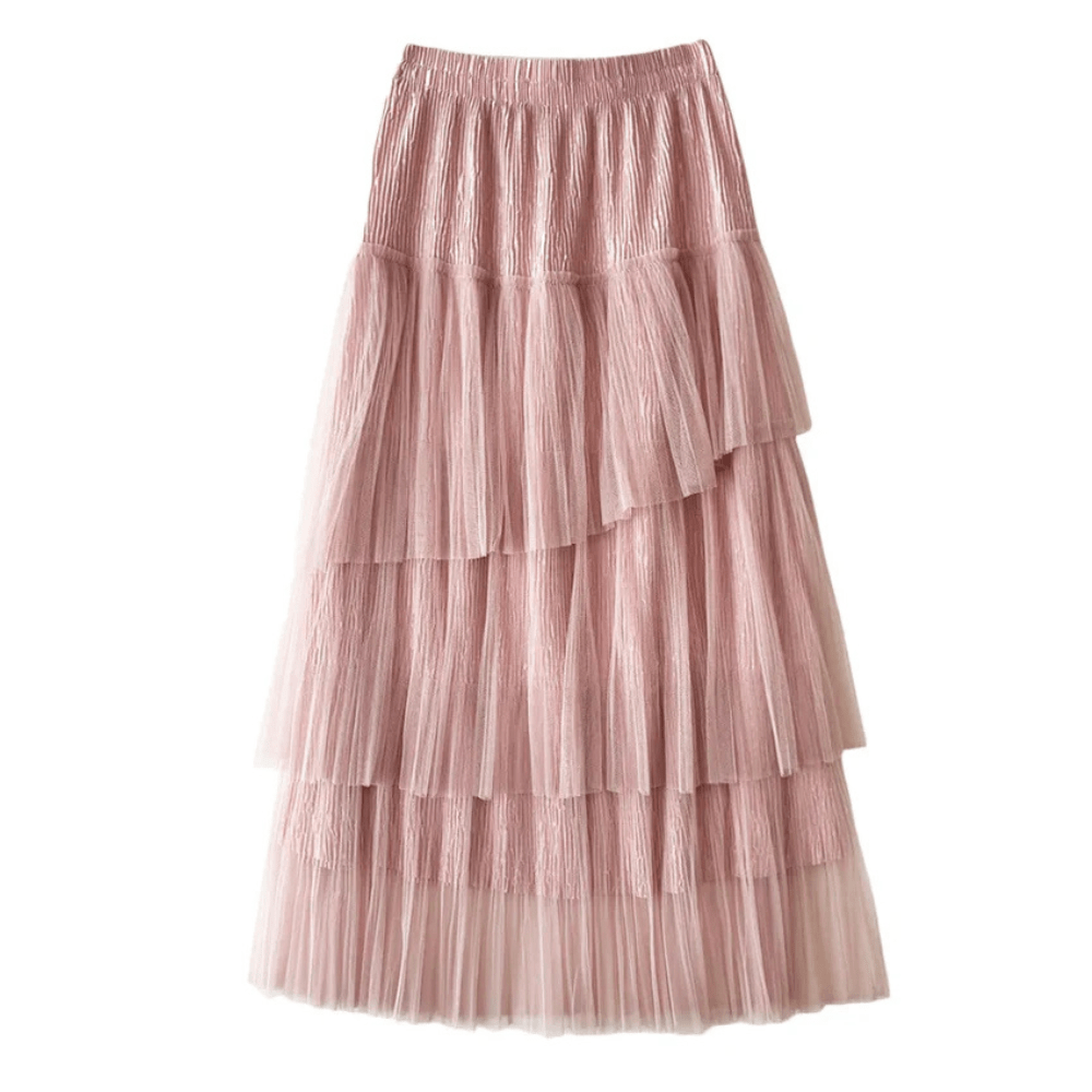 Kjol i tyll Rosa / One Size