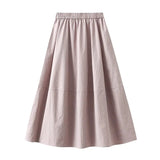 Kjol med fickor Rosa / One Size