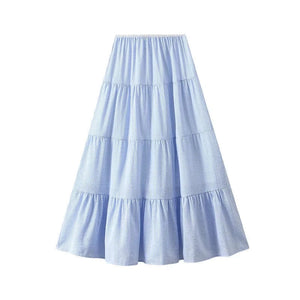 Kjol sommar Blå / One Size