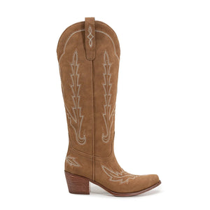 Klassiska Cowboyboots i Svart Mocka