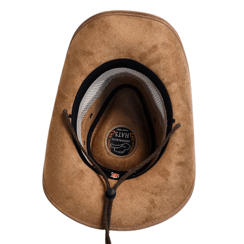 Läder Cowboyhatt