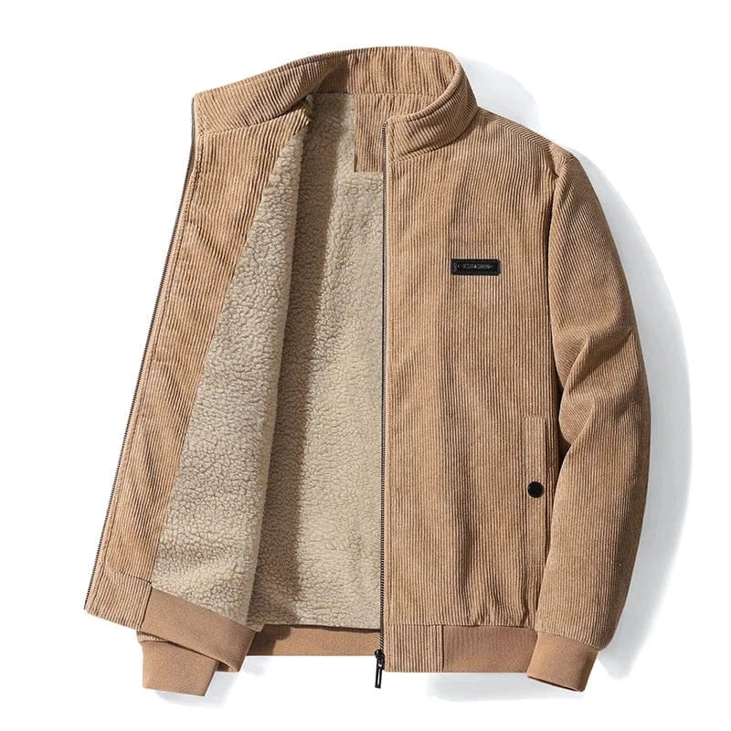 Manchester jacka päls herr Khaki / 4XL 80-87KG
