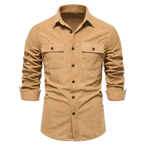 Manchester skjorta herr Khaki / S