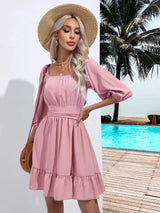 Mini klänning sommar Rosa / S