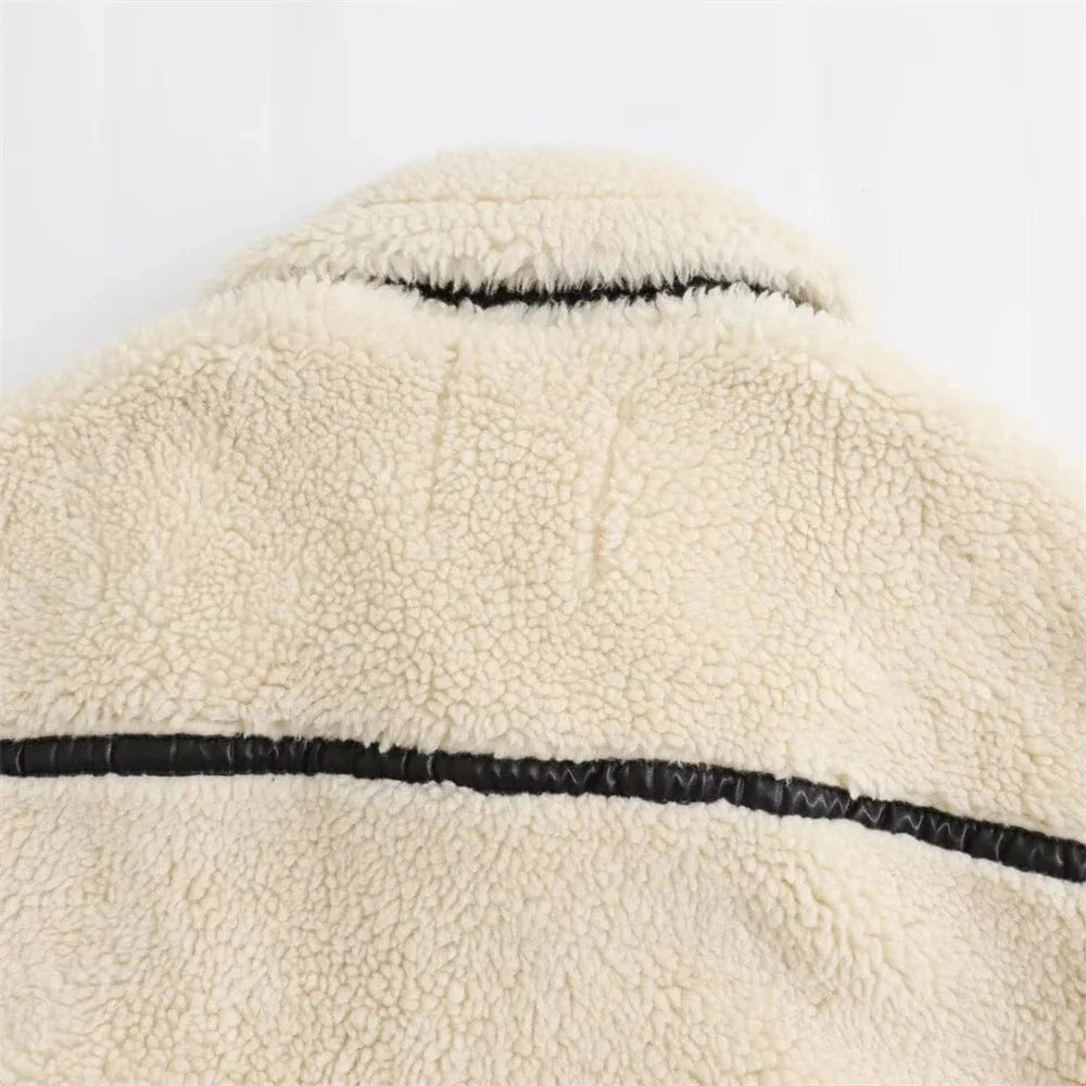Pile jacka dam beige