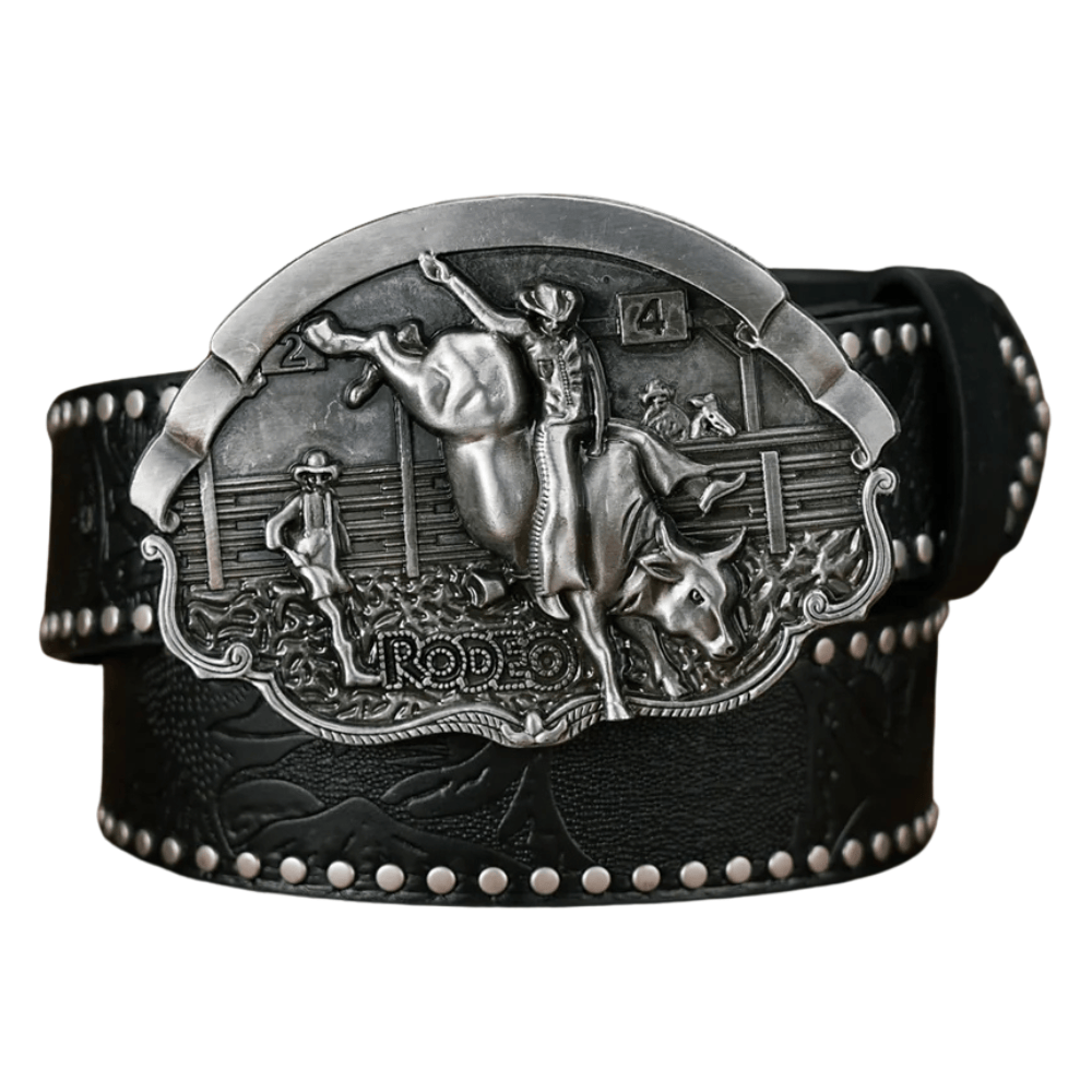 Rodeo Cowboybälte Svart / 120cm