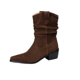 Slouchiga Cowboyboots i Mocka Brun / 35