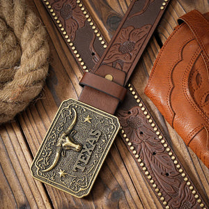 Texas Longhorn westernbälte