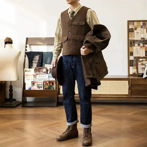 Tweed väst