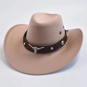 Ullfilt cowboyhatt Champagne / 56-58cm