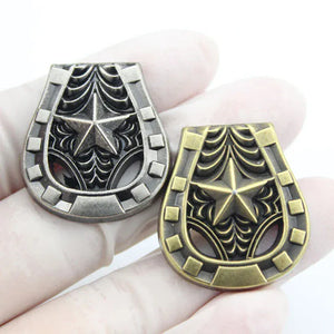 Vintage concho med stjärnmotiv