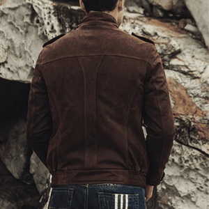 Vintage läder jacka herr
