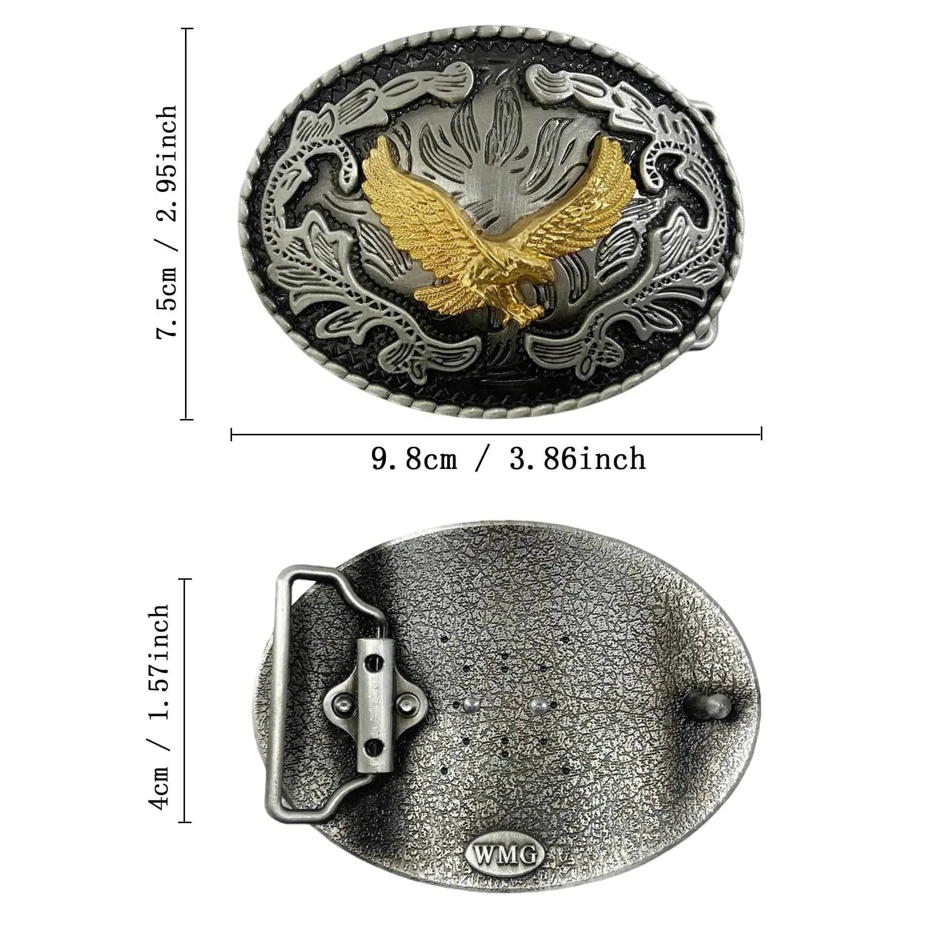 Western Bältesspännen Herr Cowboy Spänne Motiv