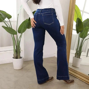 Western bootcut jeans