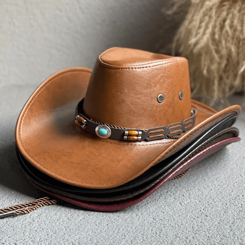 Western Cowboyhatt i Konstläder