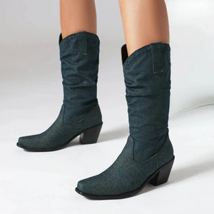 Denim cowboyboots