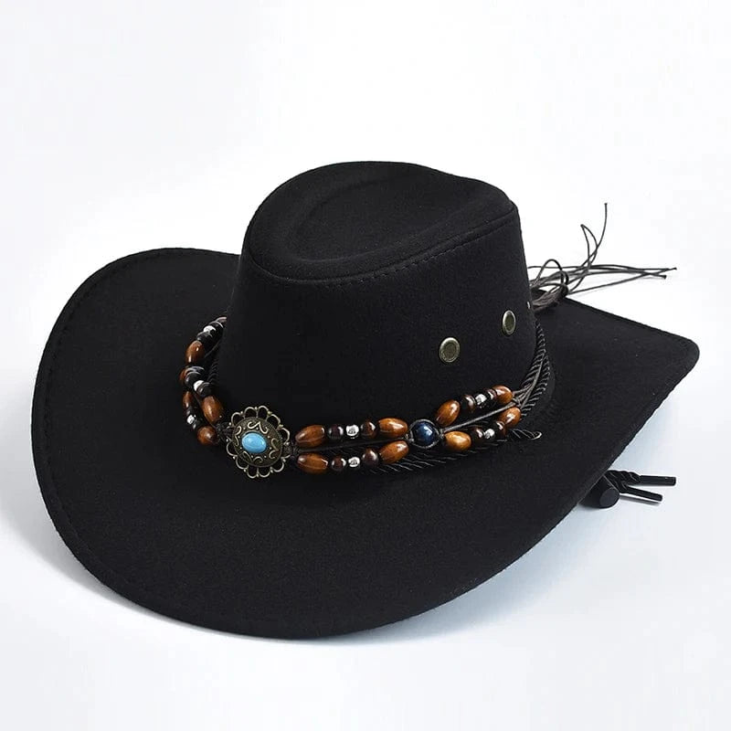 Westernhatt Svart / 56-58cm