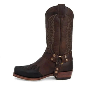 Biker boots cowboy